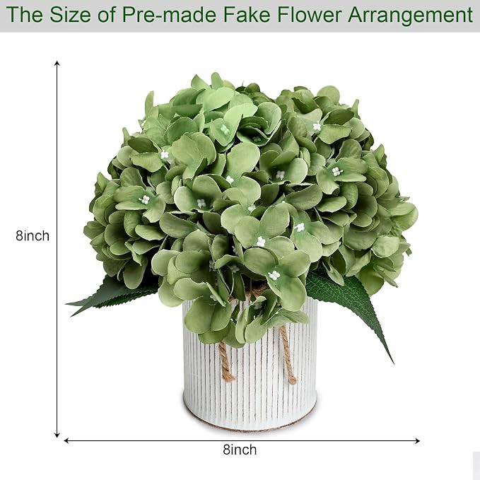Sage Green Flower Table Centerpieces - Image 4