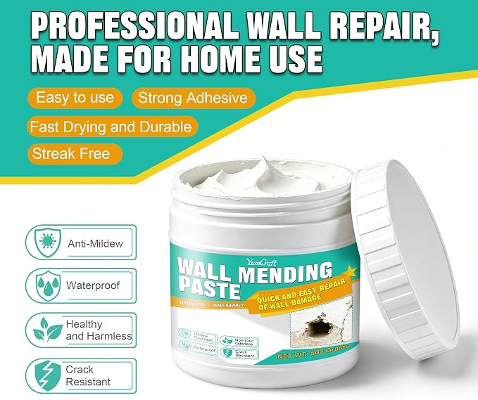 Drywall Repair Kit 17.6oz Spackle Paste - Image 2