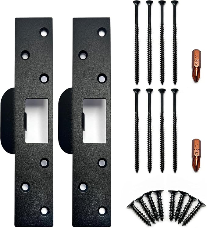 U 9476 Security Latch Strike, Extra Long Door Strike Plate 7", Reinforced by Unknown