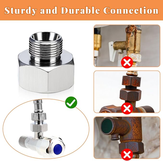 Water Line Adapter, Leak-Proof Connector - Image 6