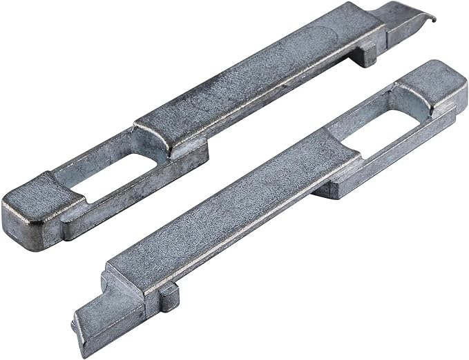 Brixwell Die Cast Finger Latch Set, Zinc Construction, Mill Finish, 4-1/16" by Brixwell