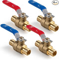 ‌VANCOCO 3/4" PEX Ball Valve 4-Pack by VANCOCO