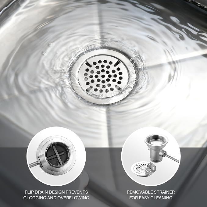 3-1/2 Inch Commercial Sink Drain - Image 8