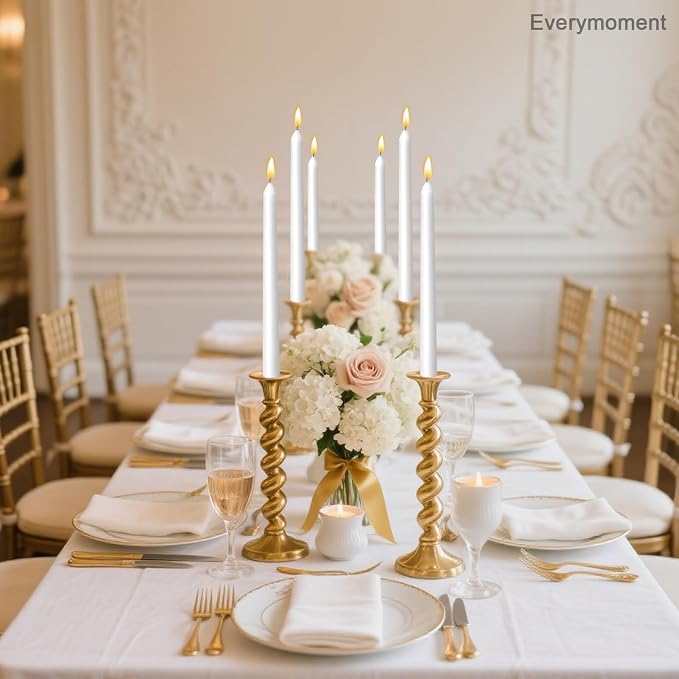 Everymoment White Taper Candles - Image 6