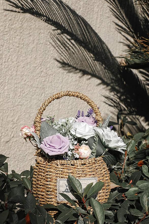 Artificial Flowers 25pcs Real Looking Lilac Foam Fake Roses - Image 4
