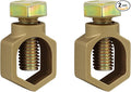 Copper Ground Clamp Set, Includes 2 Grounding Rod Clamps | Copper Ground Clamp by Prozwee