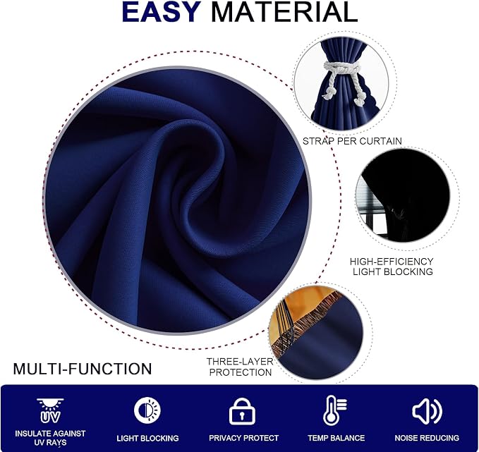 Self Adhesive Curtains, No Drilling Curtains, Easy Installation - Image 5