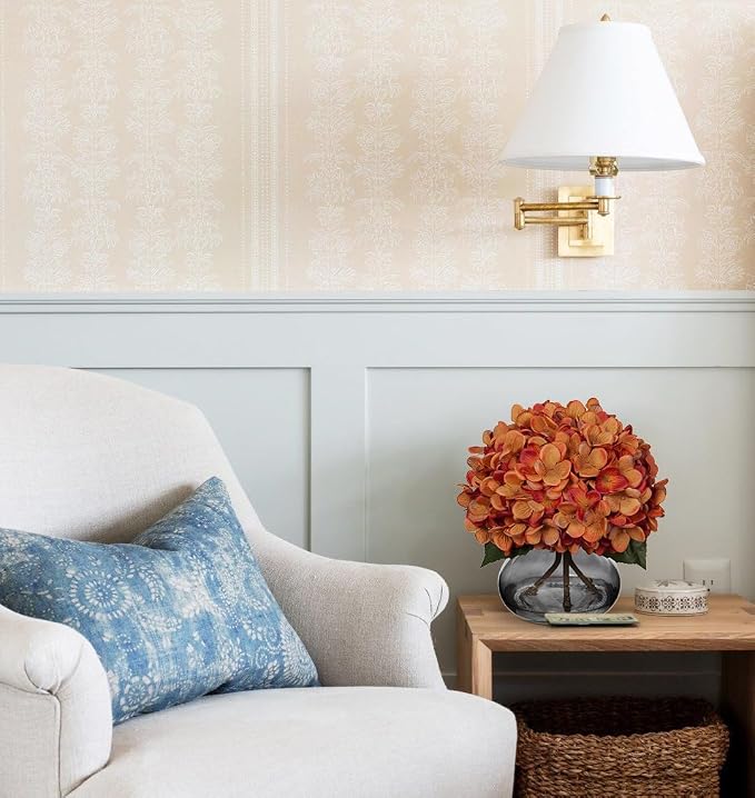Hollyone Fall Hydrangea Artificial Flowers - Image 5