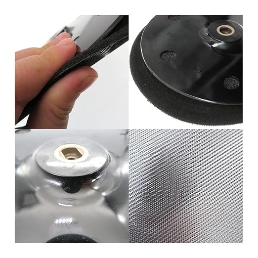 215mm Non-Porous Wall Polishing Disc Backing Plate Hook&Loop Sanding Pad - Image 6
