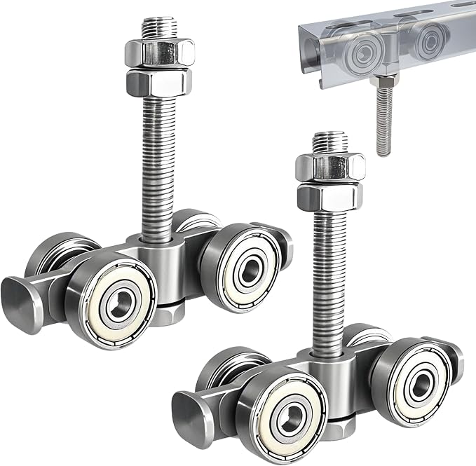 4 Wheel Rolley Assembly， Silent Rollers Wheel by Unknown