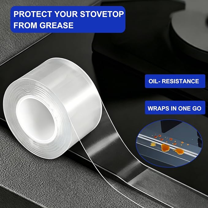 Window Sealing Tape 2 Inch x 33 Ft Transparent Window Insulation Waterproof - Image 6