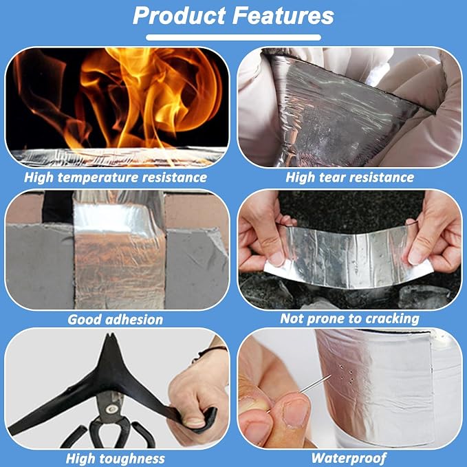 Asphalt Roof Shingles Patch Repair Sealant Tape - Image 5
