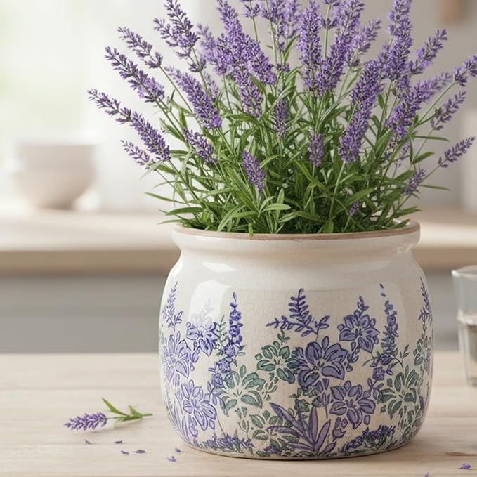 Xiaan Jiaju Pots for Plants, Ceramic Planters for Indoor/Outdoor Plants | 6.29" - Image 2