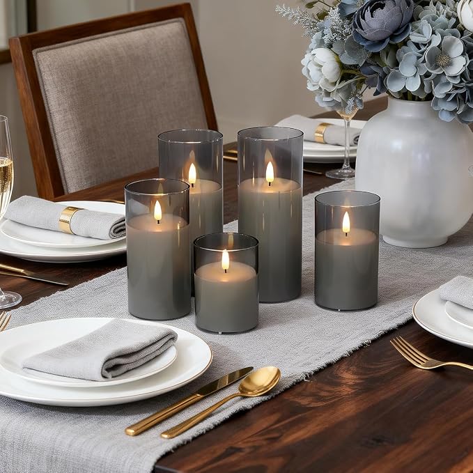 LEDHOLYT Rechargeable Flameless Candles, Realistic Flickering LED Flame - Image 5