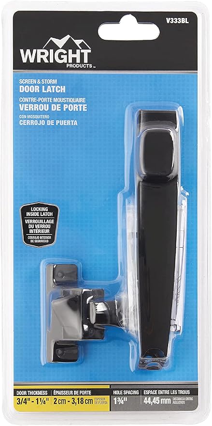 Wright Products V333BL Tie Down Push Button Door Latch - Image 2