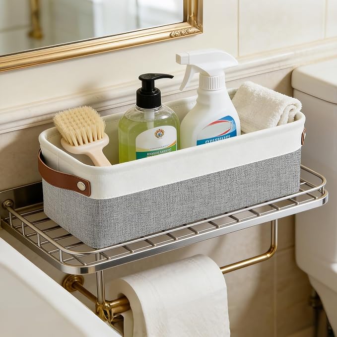 Small Fabric Storage Baskets, Decorative Basket - Image 6