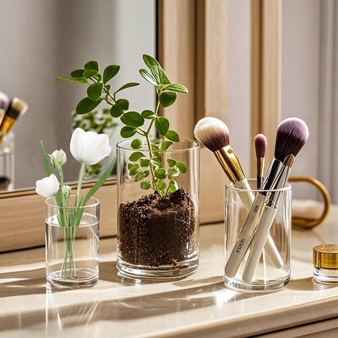 36pcs Glass Vase Cylinder for Centerpieces 4, 6Inch Tall Small Flower Glass - Image 3