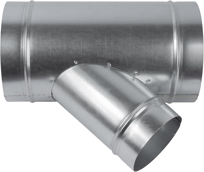 8" Inch to 6" Inch Branch Wye-Shape Ducting Splitter - Image 6