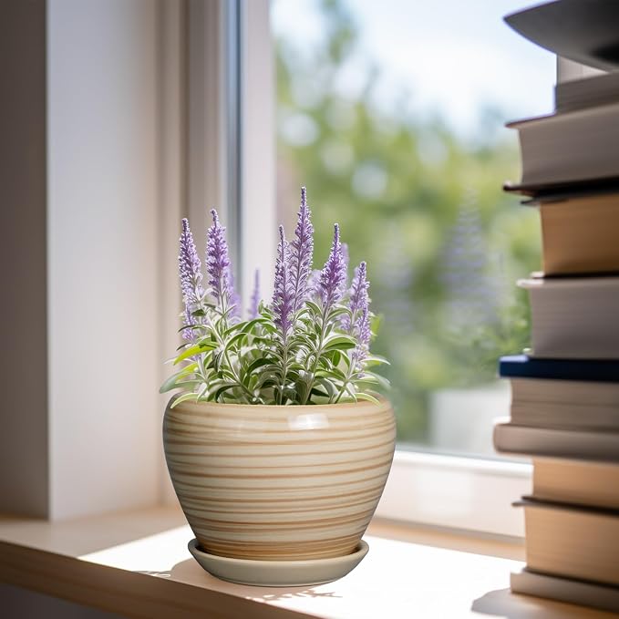 Ceramicfor 6 Inch Plant Pot Ceramic - Image 2
