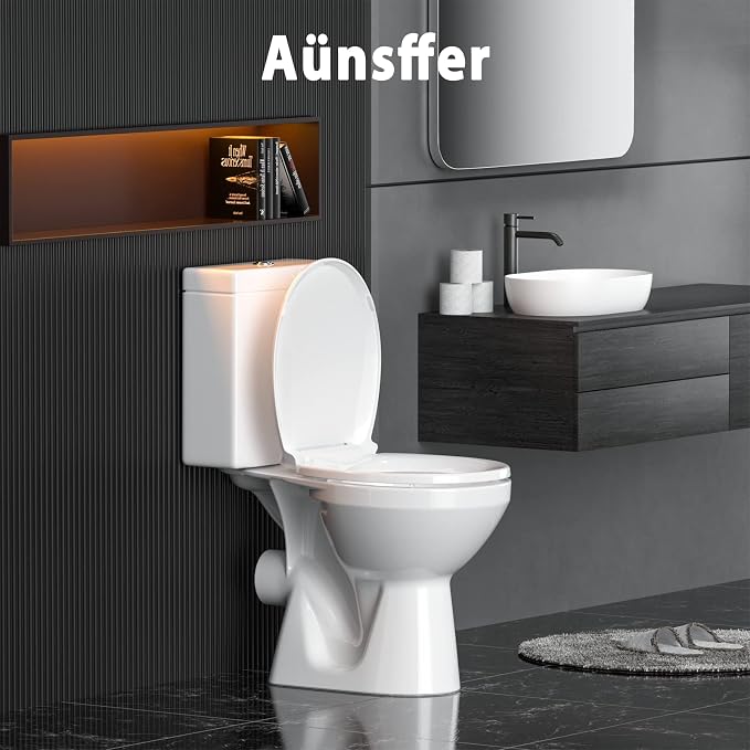 Toilet Seat Round with Soft Close, Top/Bottom Fixing 2 Mount Way, Compatible - Image 6