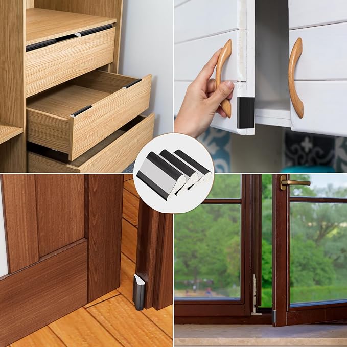 Kneelisa 196” Wedge-Shape Foam Window Weather Stripping Door Seal | - Image 6