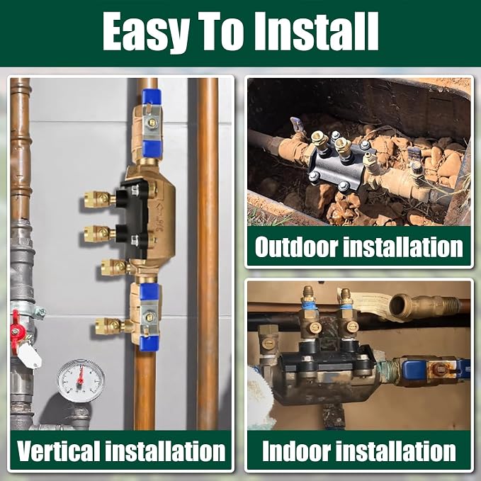 34-350 3/4" 350 Double Check Backflow Preventer, Back Flow Valve, Double Check - Image 3