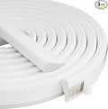 Kneelisa 3Pcs×196” Wedge-Shape Foam Window Weather Stripping Door Seal | by KNEELISA