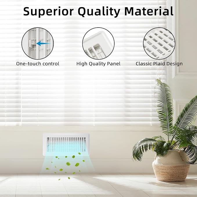 Floor Register 6x10-4 Pack Vent Covers - Image 2