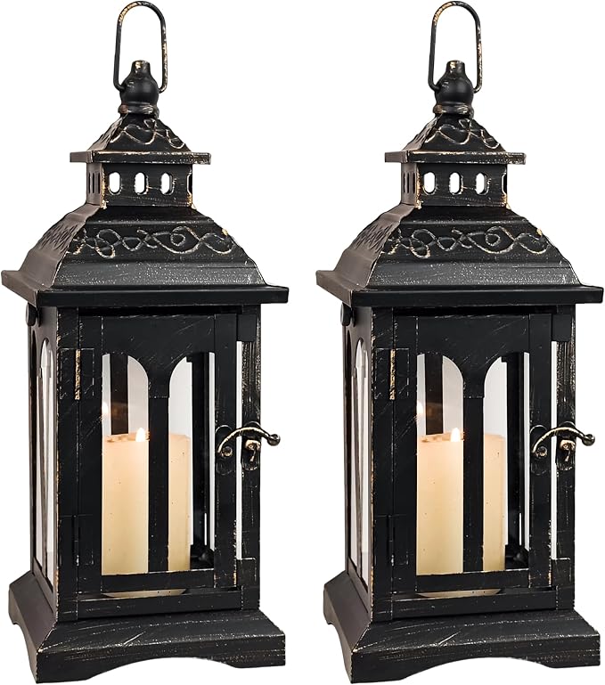 Candle Lantern Decorative Indoor & Outdoor, Halloween Decorations by DECORKEY