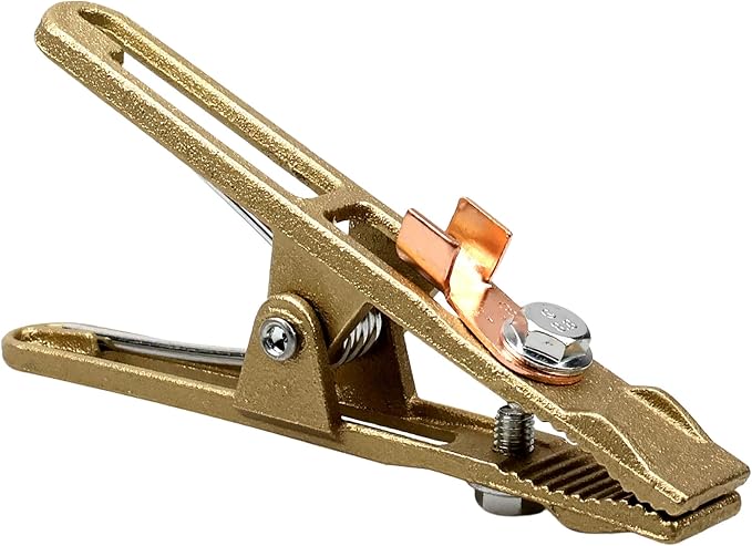 260-Amp Welding Ground Clamp, Brass A-shape Earth Clamp by Unknown