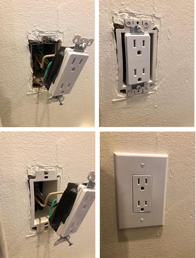 iMBAPrice 1-Gang Outlet Box Extender BE1, Non-Metallic Electrical Box Extension - Image 9