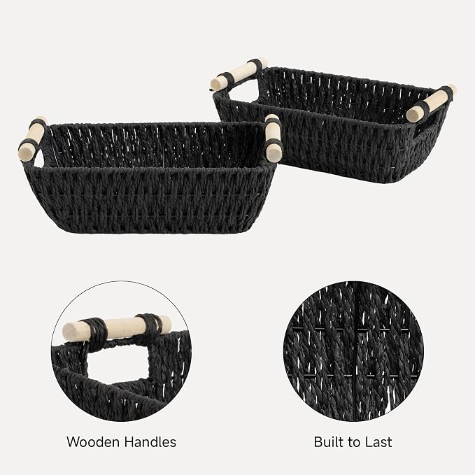 StorageWorks Small Storage Basket, Organizing Baskets - Image 4