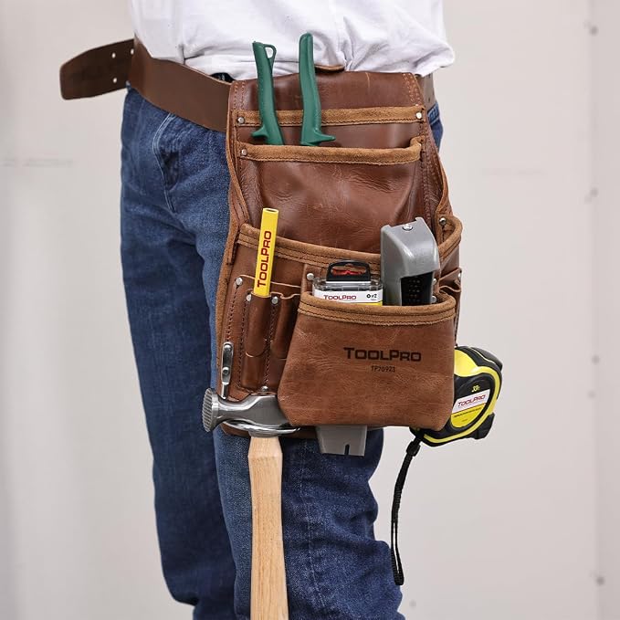 ToolPro Nail Pouch for Drywall Equipment, Pliers – for Construction, and DIY - Image 6