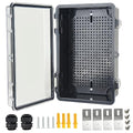Electrical Junction Box, IP67 Waterproof Outdoor Box ABS Plastic Enclosure by Qukipet