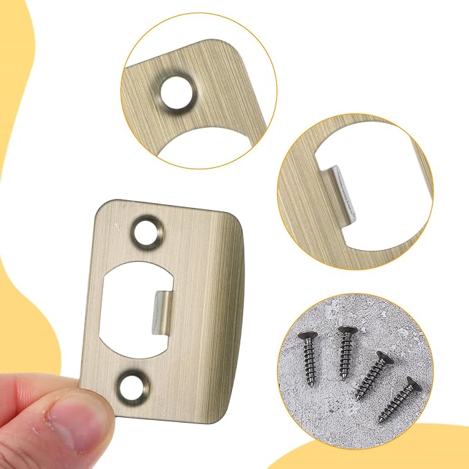 Door Strike Plate 2-1/4"x1-3/4" - Image 2