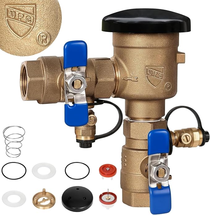 【UPC® Certified】3/4" Brass Pressure Vacuum Breaker by ONDAQUA