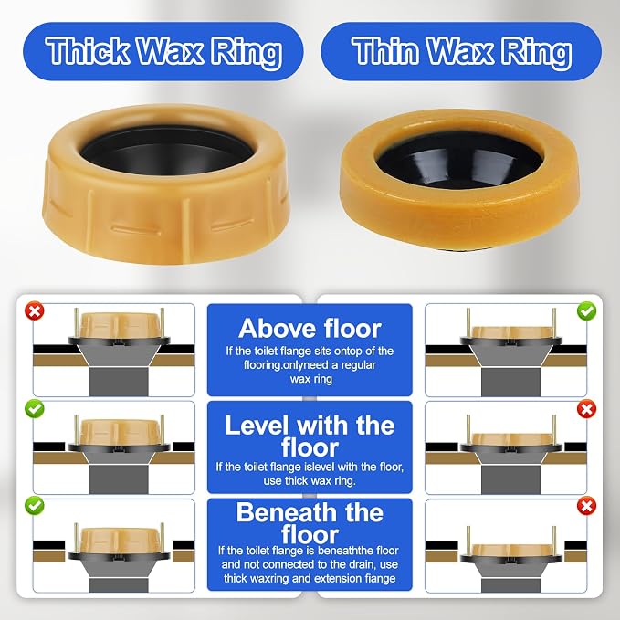 Extra Thick Toilet Wax Ring Kit - Image 6