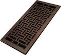 Decor Grates AJH614-RB Oriental Floor Register, 6X14 Inches, Rubbed Bronze by DecorGrates
