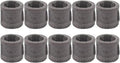 10 Pack Black Malleable Iron Cast Pipe Fitting 1/2" Inch Coupling | by ApplianPar