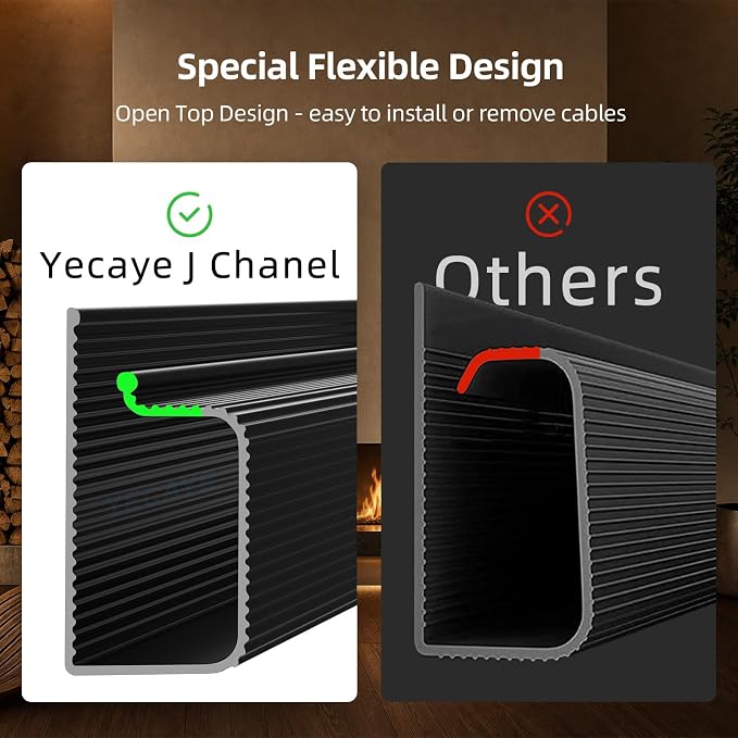 YECAYE 12 Pack Cable Management, Cord Organizer, Cable Organizer, Adhesive - Image 7