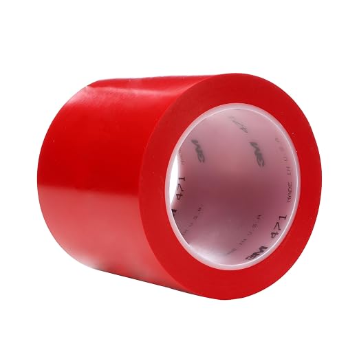 3M Vinyl Tape 471, 4 in x 36 yd, 1 Roll by 3MIndustrial