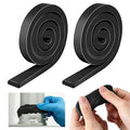 2 Pack Moldable Silicone Putty 1.5 ft x 0.32 in Black | Non Hardening Multi by ElectricWise