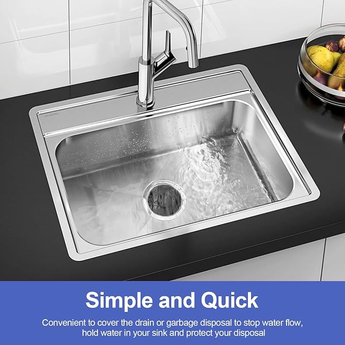 Garbage Disposal 3 3/8" Splash Guard Rubber Sink Baffle Replacement Insert - Image 9