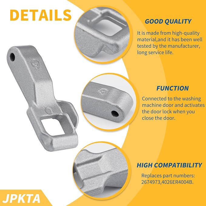 MFG63099101 Washer Door Lock Strik Replacement Part by JPKTA Compatible - Image 5