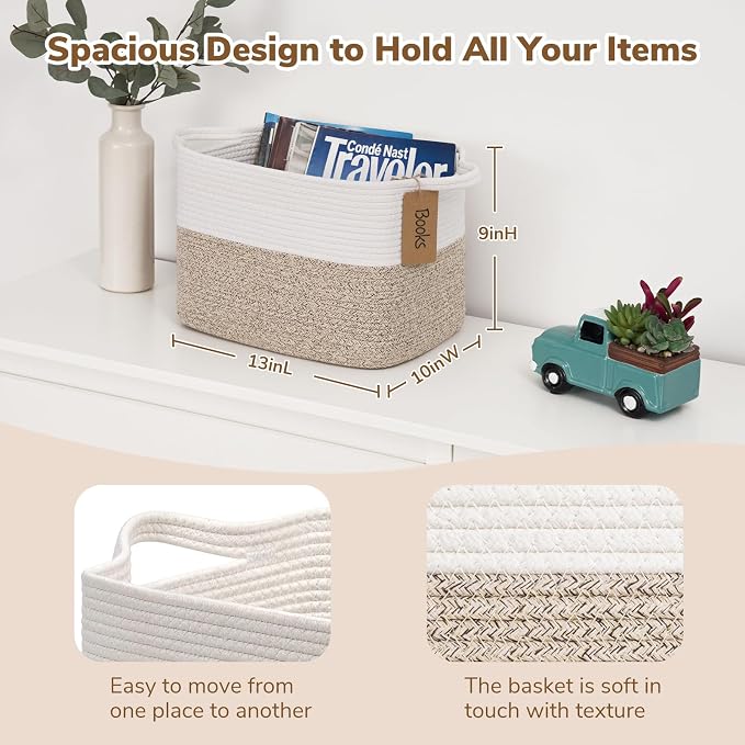 Goodpick Woven Rope Storage Basket - Image 3