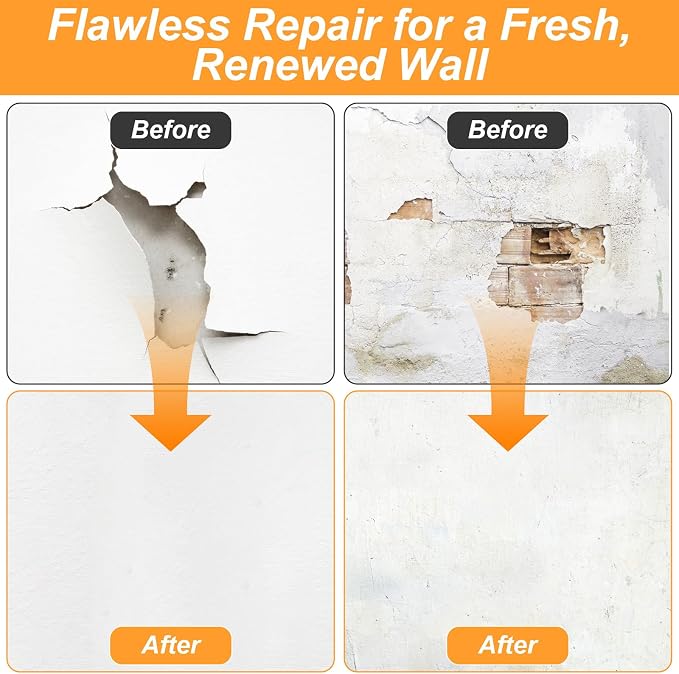 Drywall Repair Kit 13" Drywall Patch Kit Large Hole 8Pcs Wall Patch Repair - Image 4