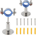 304 Stainless Steel Wall Mount Ceiling Mount Pipe Supports, Adjustable Pipe by Unknown