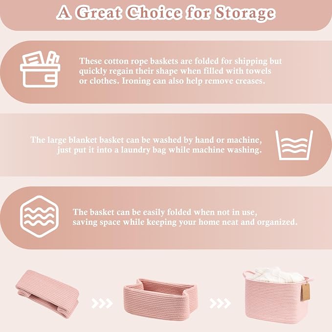 Goodpick Woven Rope Storage Basket - Image 7