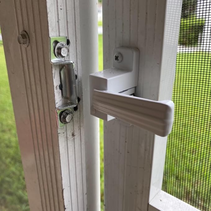 Pneumatic Door Closer Kit for Screen and Storm Doors, Includes Push Button - Image 6
