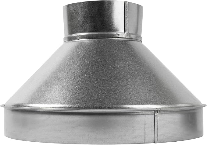 10" to 4" Inch Galvanized Steel Round Duct Reducer - Image 4